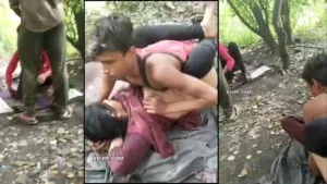 Two Couples Enjoying Outdoor Sex