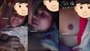 Sri Lankan Innocent GF Showing Boobs on Video Call