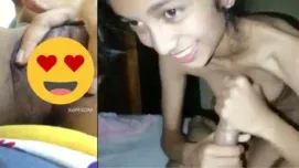 Cute Slim SL GF Boobs, Blowjob & Handjob, Fingering, Fucking Study Table [5 Clips]