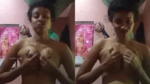 Cute Girlfriend Pressing Boobs In Sri Lankan Sex